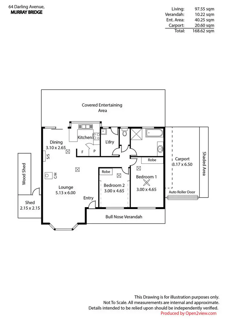 Floorplan of Homely house listing, 64 Darling Avenue, Murray Bridge SA 5253