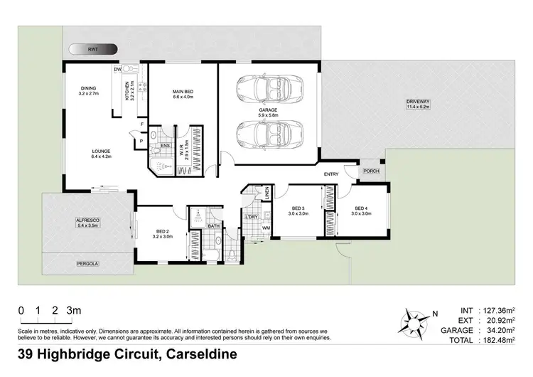 Floorplan of Homely house listing, 39 Highbridge Circuit, Carseldine QLD 4034