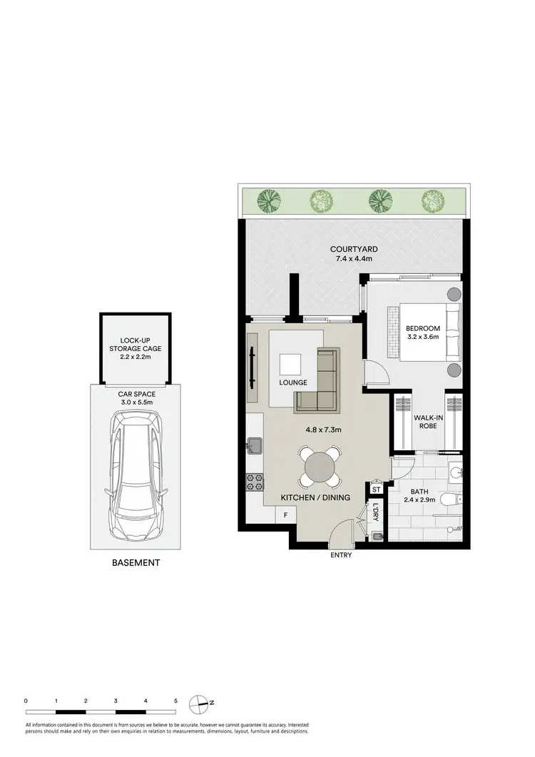 Floorplan of Homely apartment listing, 109/55 Holloway Street, Pagewood NSW 2035