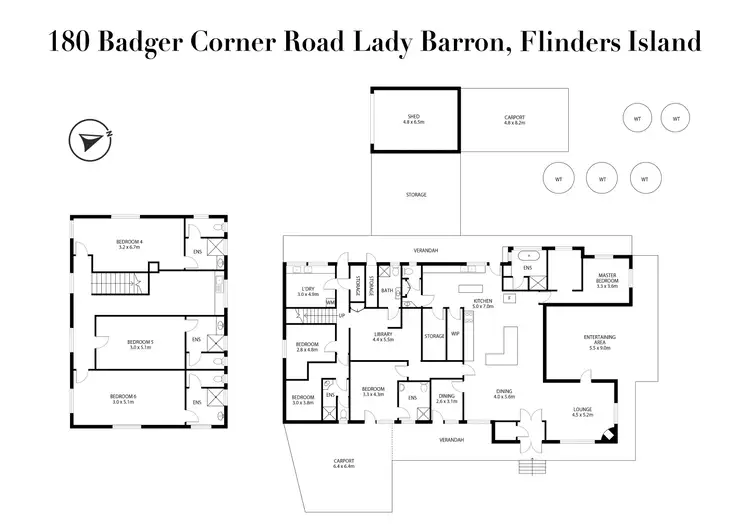 Floorplan of Homely house listing, 180 Badger Corner Road, Lady Barron TAS 7255