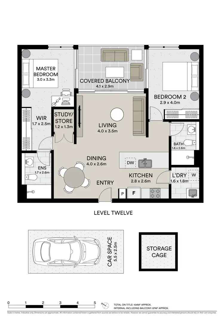 Floorplan of Homely unit listing, 12075/17 Amalfi Drive, Wentworth Point NSW 2127