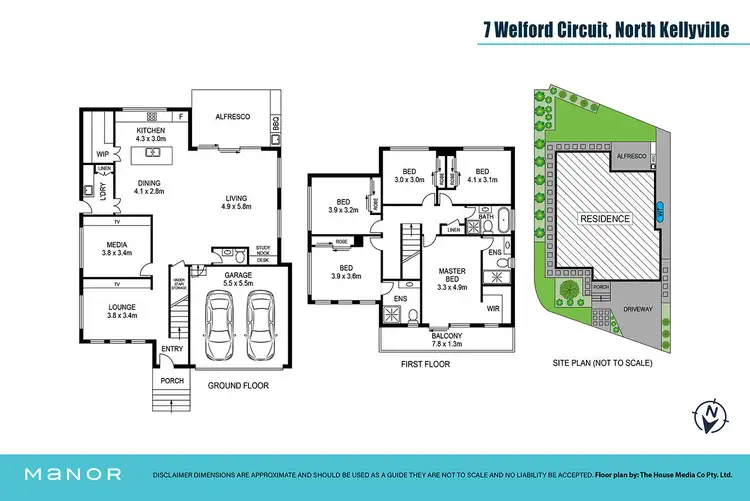 Floorplan of Homely house listing, 7 Welford Circuit, North Kellyville NSW 2155
