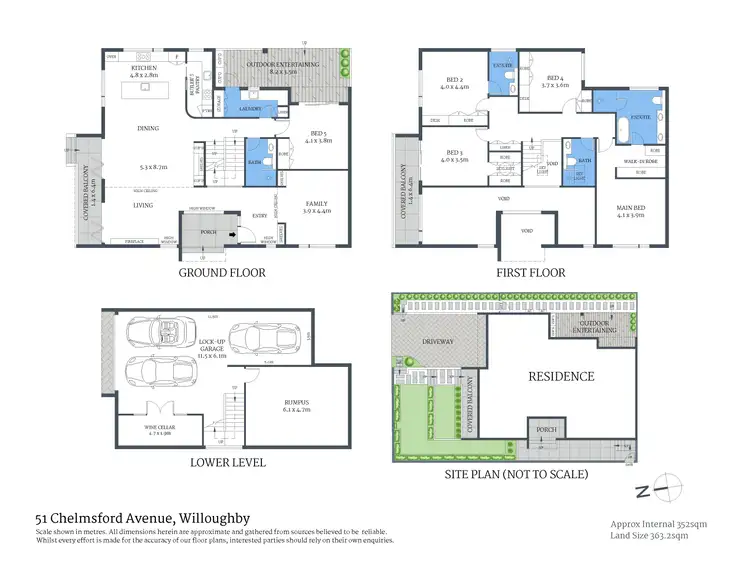Floorplan of Homely house listing, 51 Chelmsford Avenue, Willoughby NSW 2068