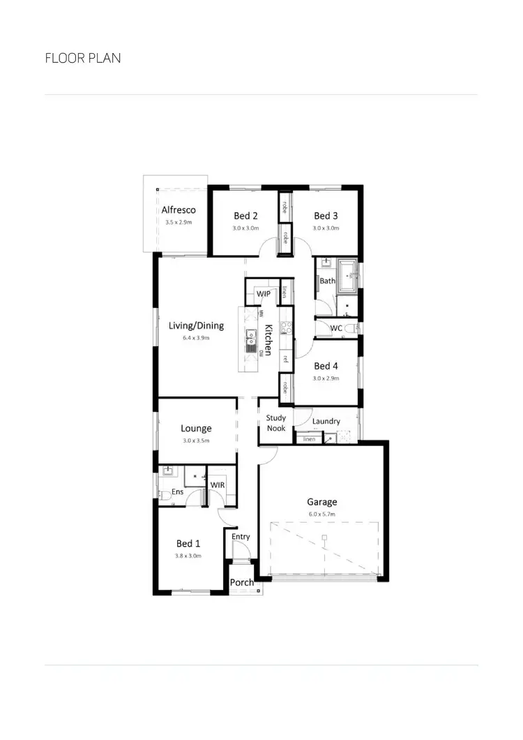 Floorplan of Homely house listing, 14 Cissus Way, Leppington NSW 2179