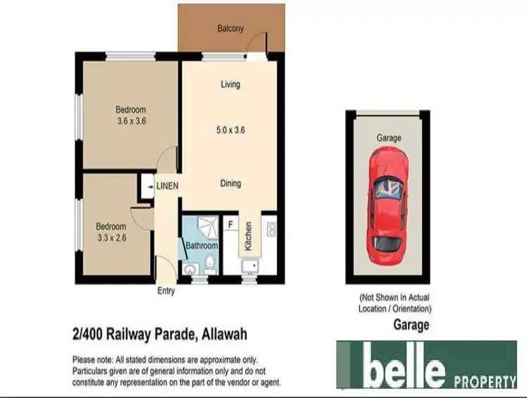 Floorplan of Homely unit listing, 2/400 Railway Parade, Allawah NSW 2218