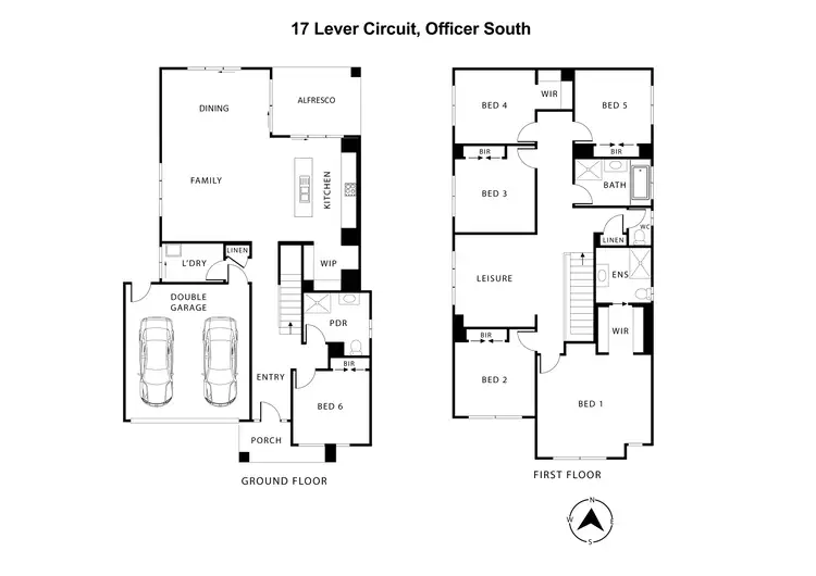 Floorplan of Homely house listing, 17 Lever Circuit, Officer South VIC 3809