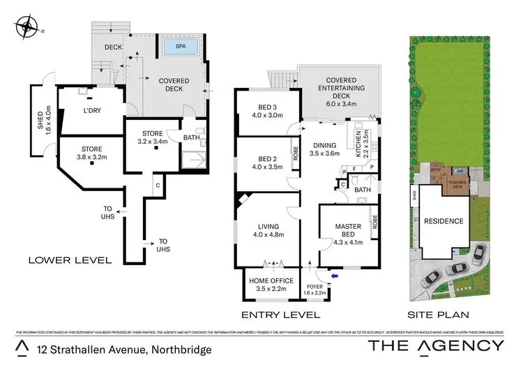 Floorplan of Homely house listing, 12 Strathallen Avenue, Northbridge NSW 2063
