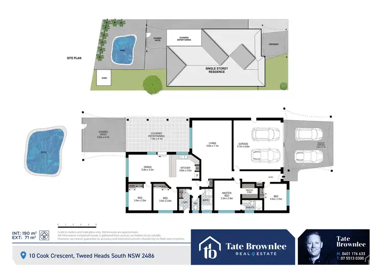 Floorplan of Homely house listing, 10 Cook Crescent, Tweed Heads South NSW 2486