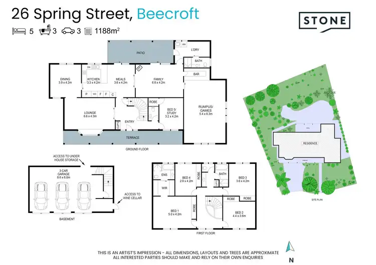 Floorplan of Homely house listing, 26 Spring Street, Beecroft NSW 2119