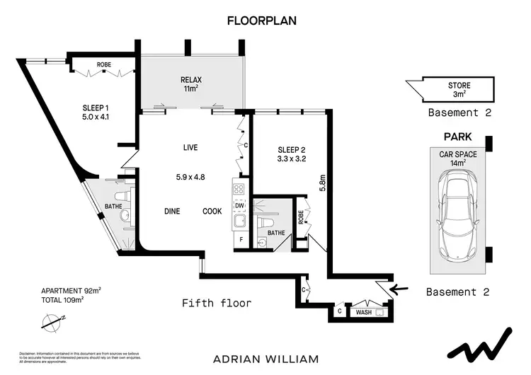 Floorplan of Homely apartment listing, 1502/6 Grove Street, Dulwich Hill NSW 2203