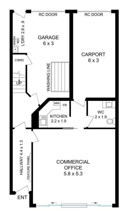 Floorplan of Homely apartment listing, 5/3 Michigan Drive, Oxenford QLD 4210
