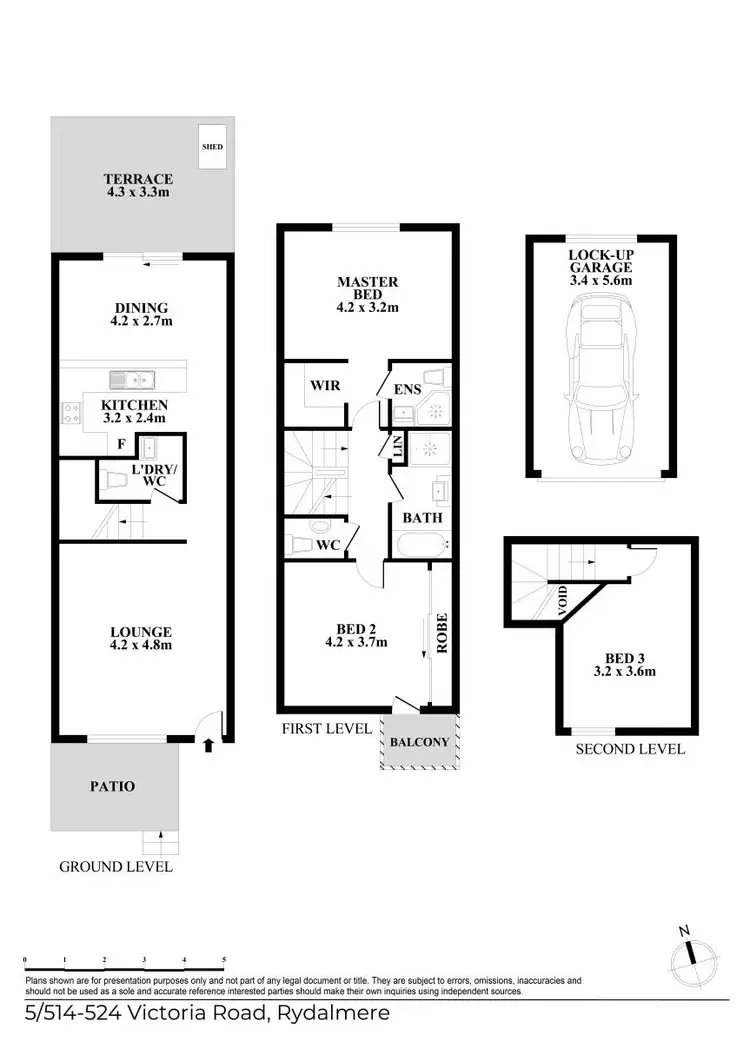 Floorplan of Homely townhouse listing, 5/514-524 Victoria Road, Rydalmere NSW 2116