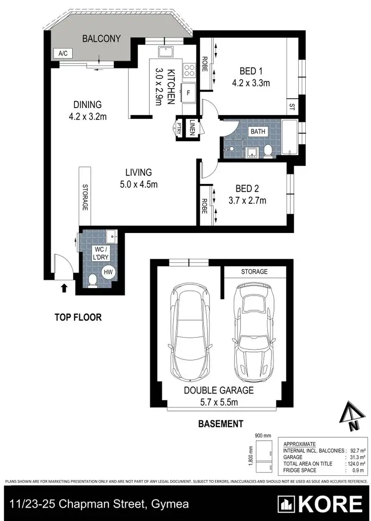 Floorplan of Homely apartment listing, 11/23-25 Chapman Street, Gymea NSW 2227