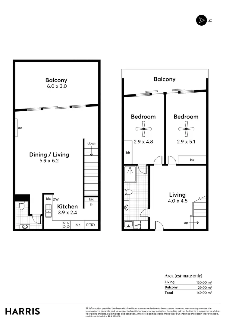 Floorplan of Homely apartment listing, 20/3 Chappell Drive, Glenelg SA 5045