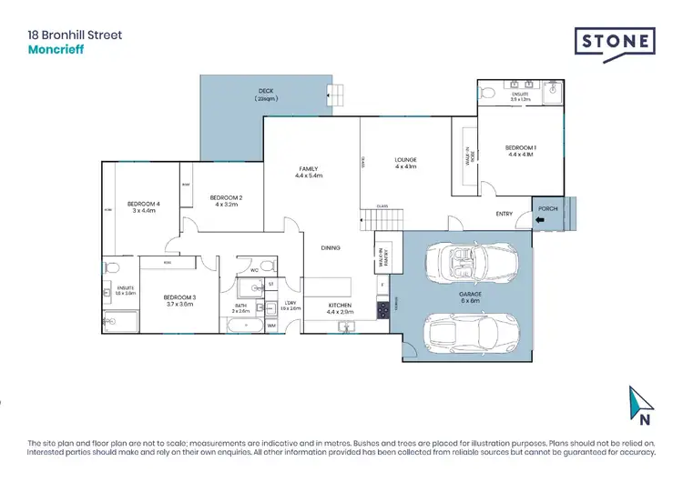 Floorplan of Homely house listing, 18 Bronhill Street, Moncrieff ACT 2914