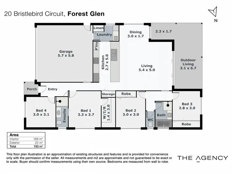 Floorplan of Homely house listing, 20 Bristlebird Circuit, Forest Glen QLD 4556