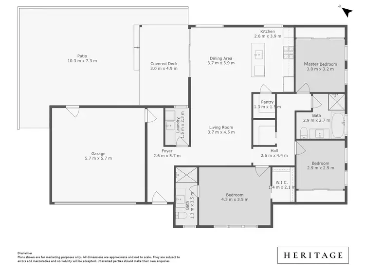 Floorplan of Homely house listing, 2 Honey Myrtle Road, Warnervale NSW 2259