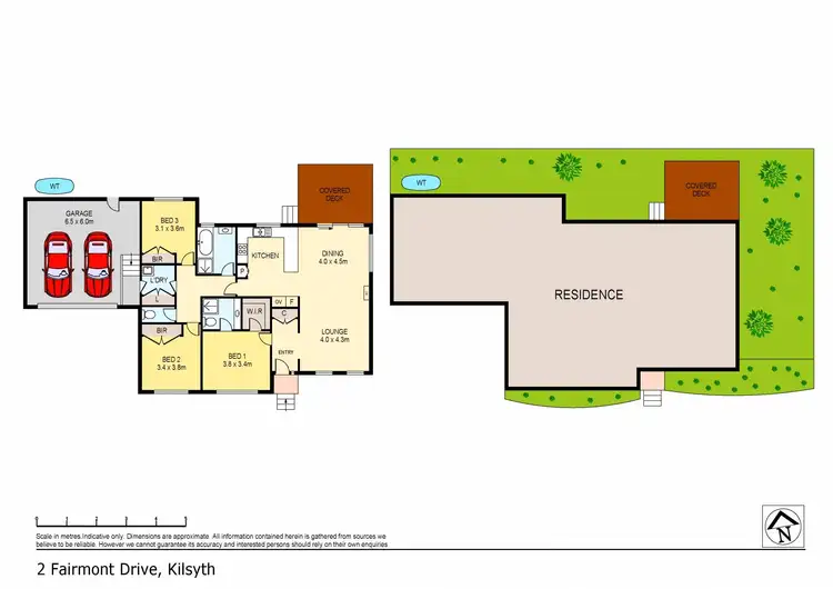 Floorplan of Homely townhouse listing, 2 Fairmont Drive, Kilsyth VIC 3137