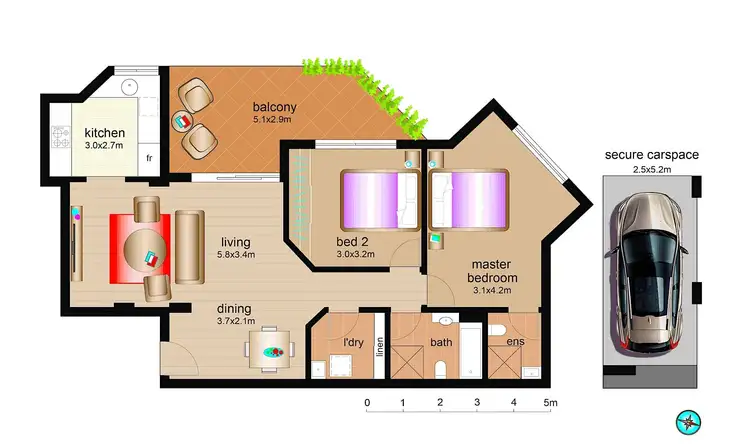 Floorplan of Homely apartment listing, 53/3 Williams Parade, Dulwich Hill NSW 2203