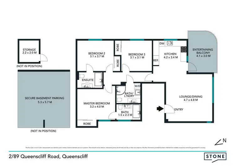 Floorplan of Homely apartment listing, 2/89 Queenscliff Road, Queenscliff NSW 2096