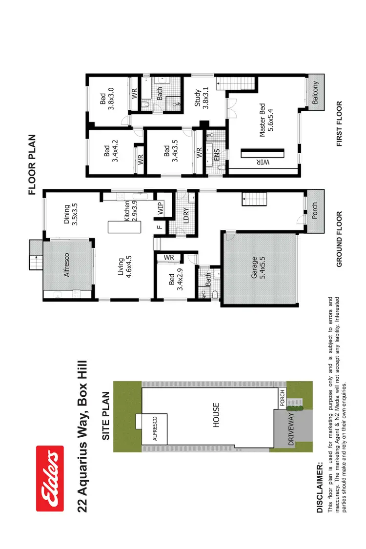 Floorplan of Homely house listing, 22 Aquarius Way, Box Hill NSW 2765