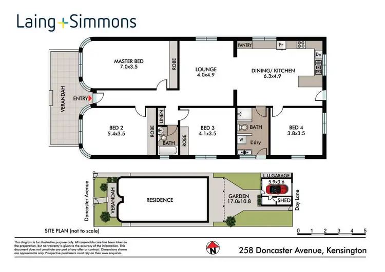 Floorplan of Homely house listing, 258 Doncaster Avenue, Kensington NSW 2033
