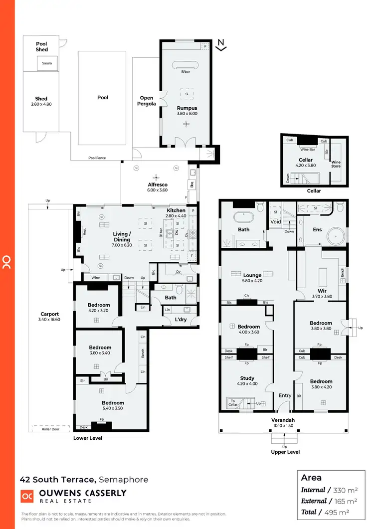 Floorplan of Homely house listing, 42 South Terrace, Semaphore SA 5019
