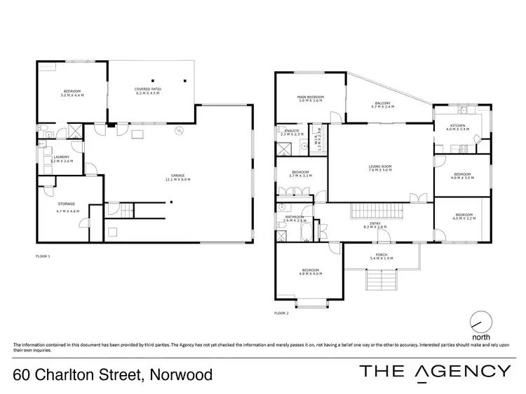 Floorplan of Homely house listing, 60 Charlton Street, Norwood TAS 7250