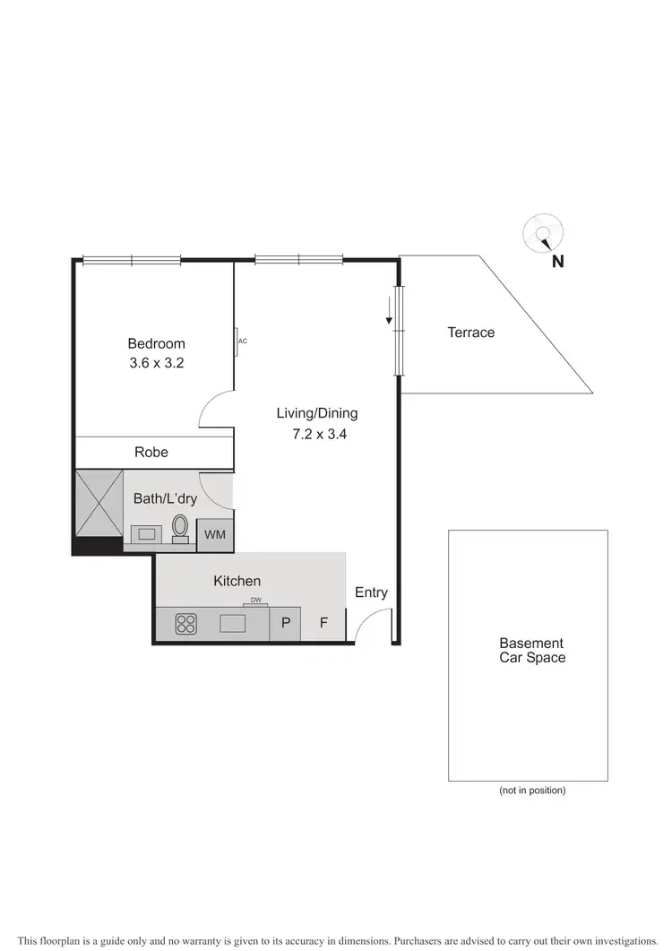 Floorplan of Homely apartment listing, 107/122 Ormond Road, Elwood VIC 3184