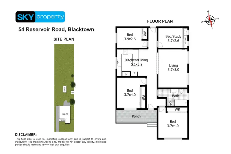 Floorplan of Homely house listing, 54 Reservoir Road, Blacktown NSW 2148