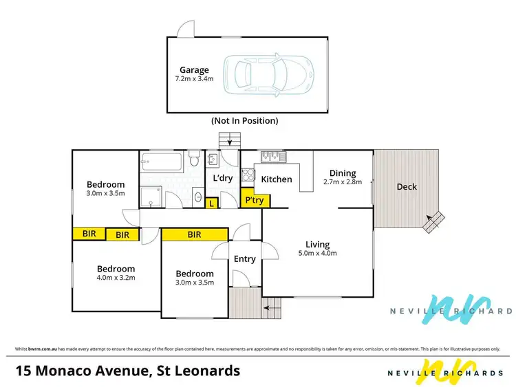 Floorplan of Homely house listing, 15 Monaco Avenue, St Leonards VIC 3223