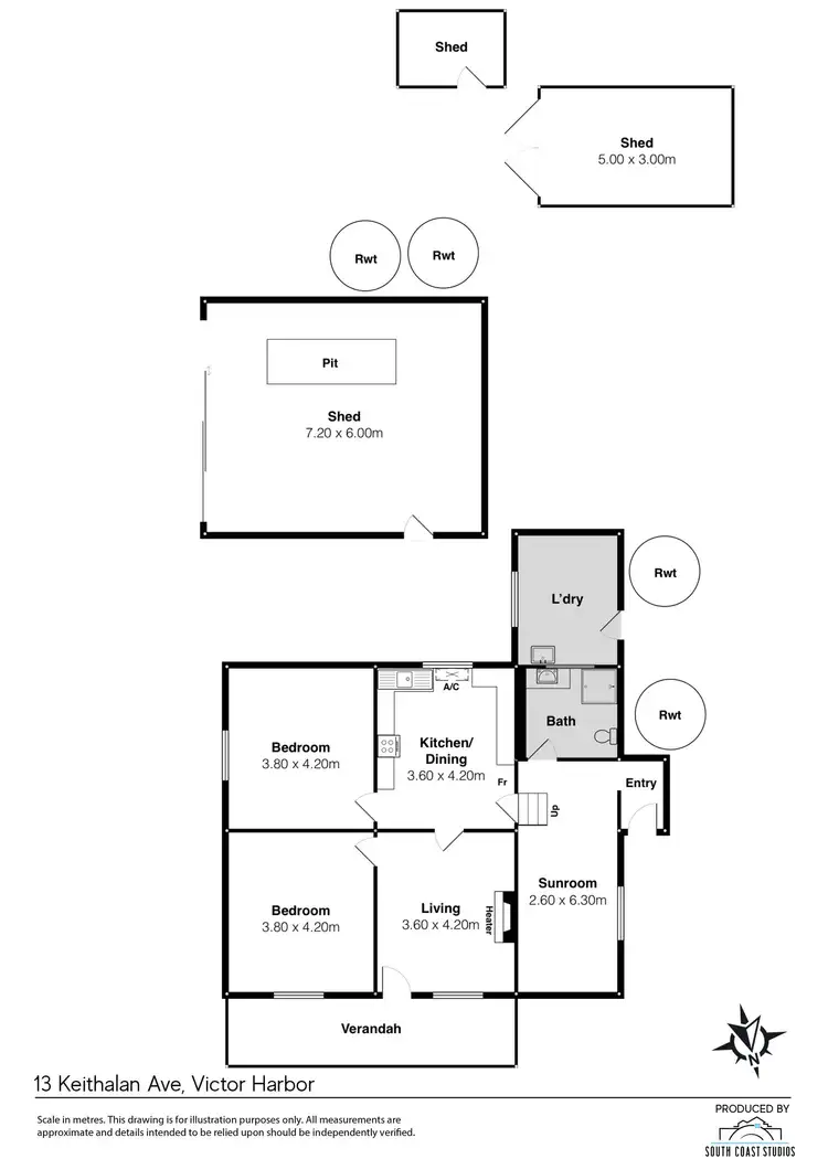 Floorplan of Homely house listing, 13 Keithalan Avenue, Victor Harbor SA 5211