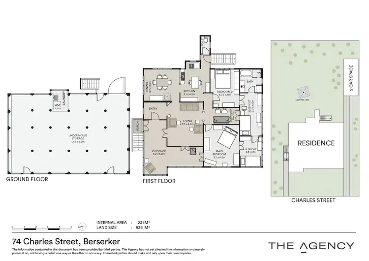 Floorplan of Homely house listing, 74 Charles Street, Berserker QLD 4701