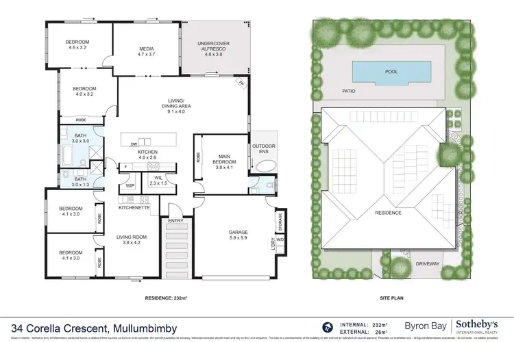 Floorplan of Homely house listing, 34 Corella Crescent, Mullumbimby NSW 2482