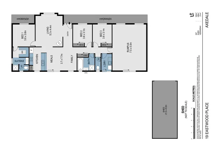 Floorplan of Homely house listing, 19 Eastwood Court, Axedale VIC 3551