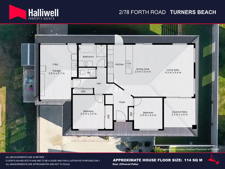 Floorplan of Homely unit listing, 2/78 Forth Road, Turners Beach TAS 7315