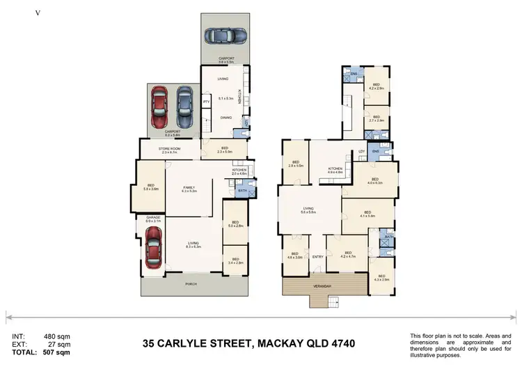 Floorplan of Homely house listing, 35 Carlyle Street, Mackay QLD 4740