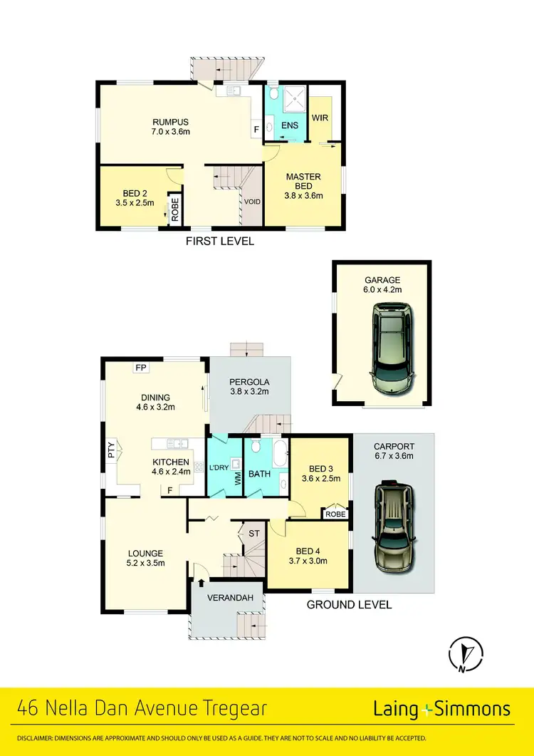 Floorplan of Homely house listing, 46 Nella Dan Avenue, Tregear NSW 2770