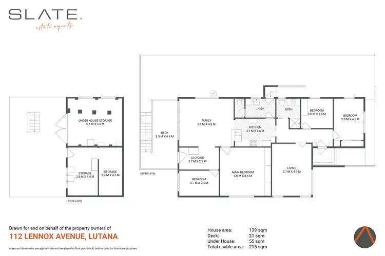Floorplan of Homely house listing, 112 Lennox Avenue, Lutana TAS 7009