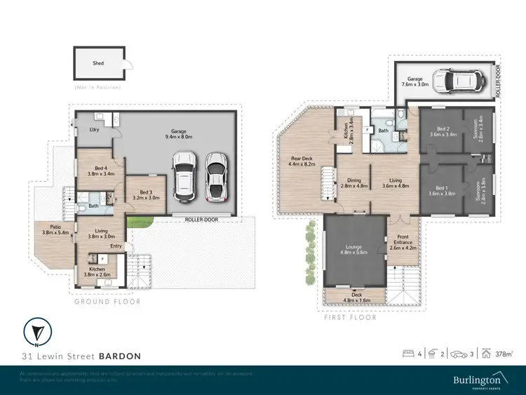 Floorplan of Homely house listing, 31 Lewin Street, Bardon QLD 4065