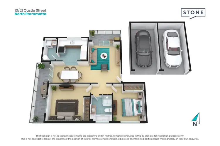 Floorplan of Homely apartment listing, 10/21 Castle Street, North Parramatta NSW 2151