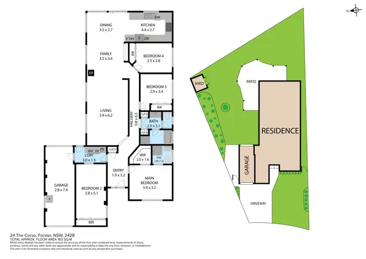 Floorplan of Homely house listing, 24 The Corso, Forster NSW 2428
