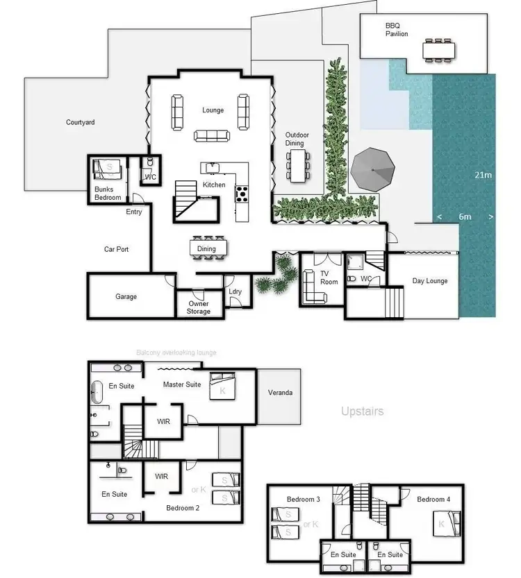 Floorplan of Homely house listing, 19 Beachfront Mirage Drive, Port Douglas QLD 4877