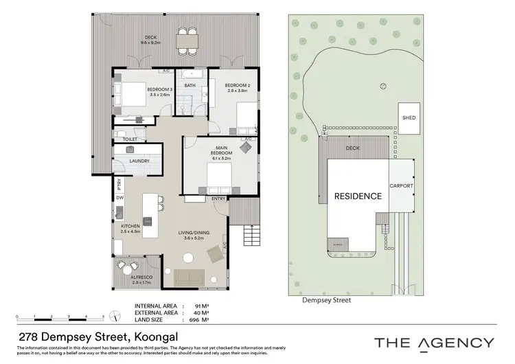 Floorplan of Homely house listing, 278 Dempsey Street, Koongal QLD 4701