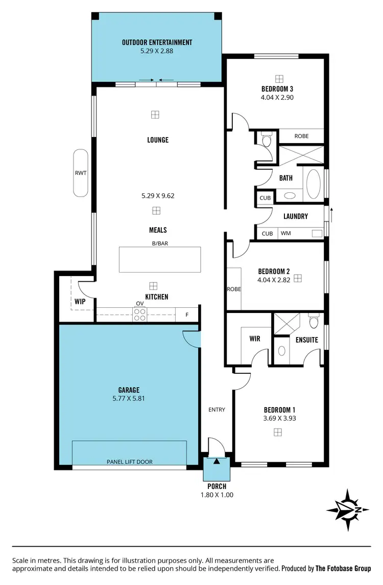 Floorplan of Homely house listing, 8 Orion Court, Onkaparinga Heights SA 5163