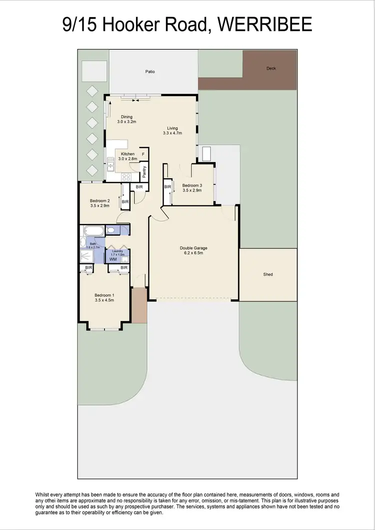 Floorplan of Homely unit listing, 9/15A Hooker Road, Werribee VIC 3030