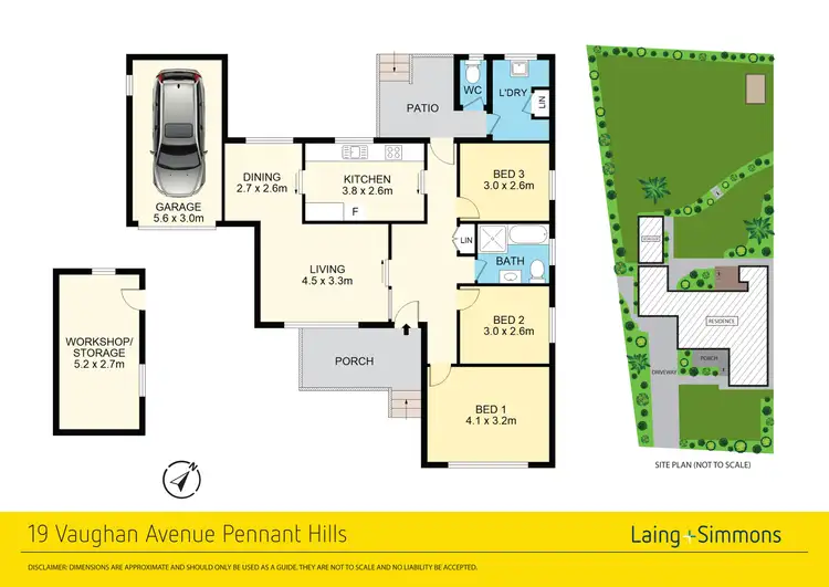 Floorplan of Homely house listing, 19 Vaughan Avenue, Pennant Hills NSW 2120