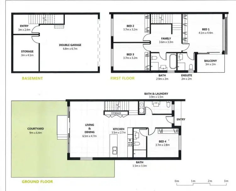 Floorplan of Homely townhouse listing, 9/43 MacKenzie Street, Strathfield NSW 2135