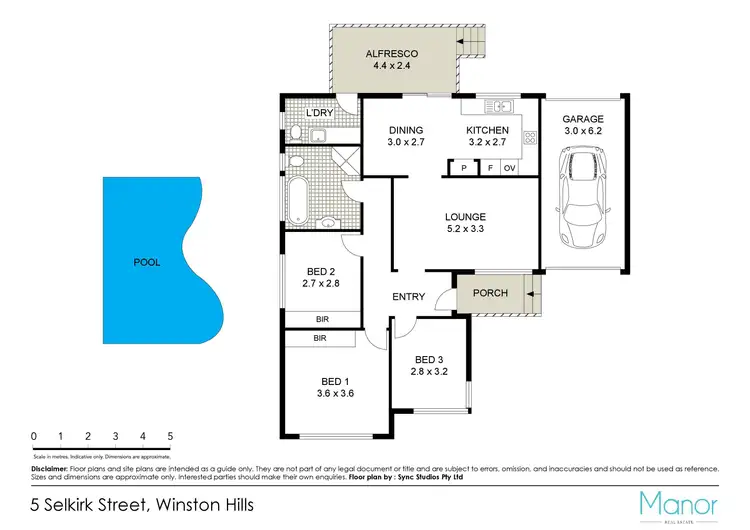 Floorplan of Homely house listing, 5 Selkirk Street, Winston Hills NSW 2153