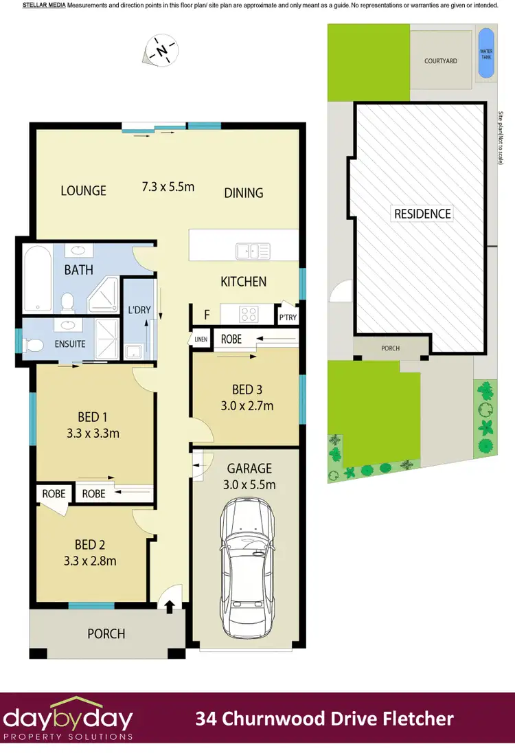 Floorplan of Homely house listing, 34 Churnwood Drive, Fletcher NSW 2287